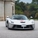 The owner of the Rosso Dino F12tdf swapped it for his silver LaFerrari on the second day